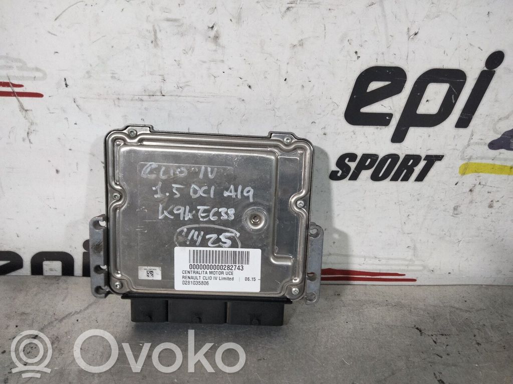 Renault Clio IV Engine control unit/module 