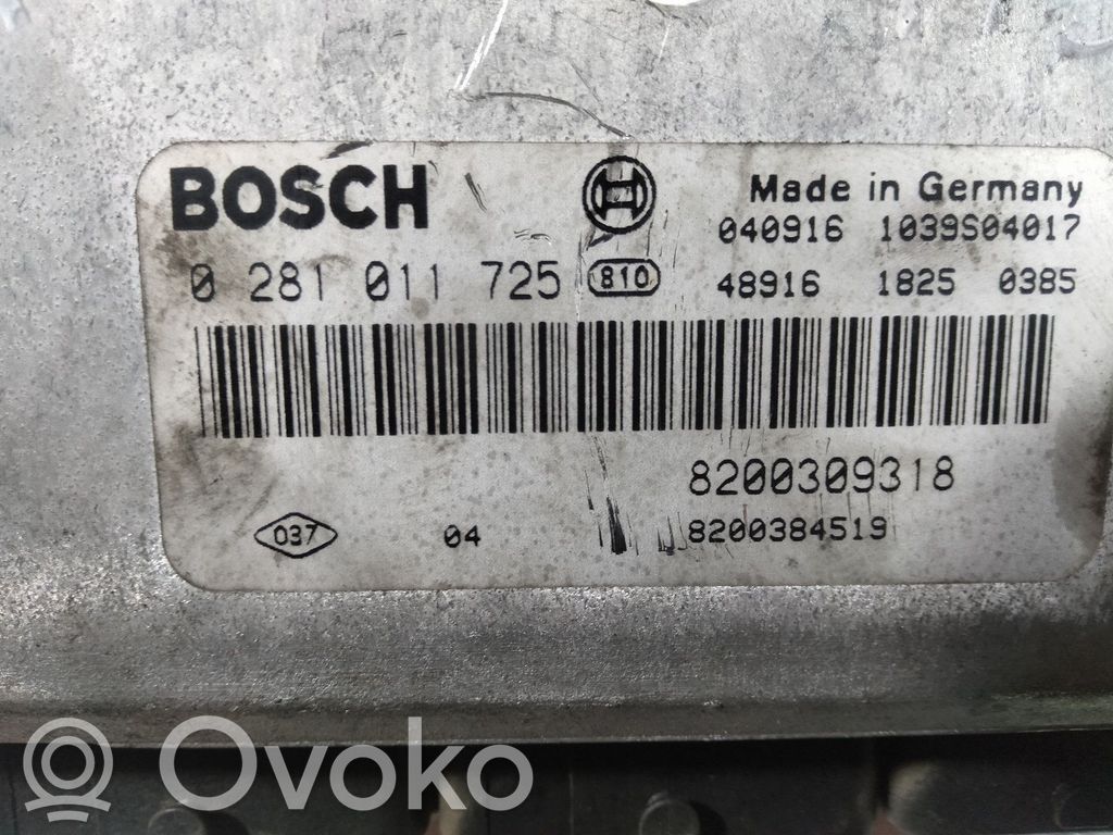 Unidad de control/módulo del motor   0281011725