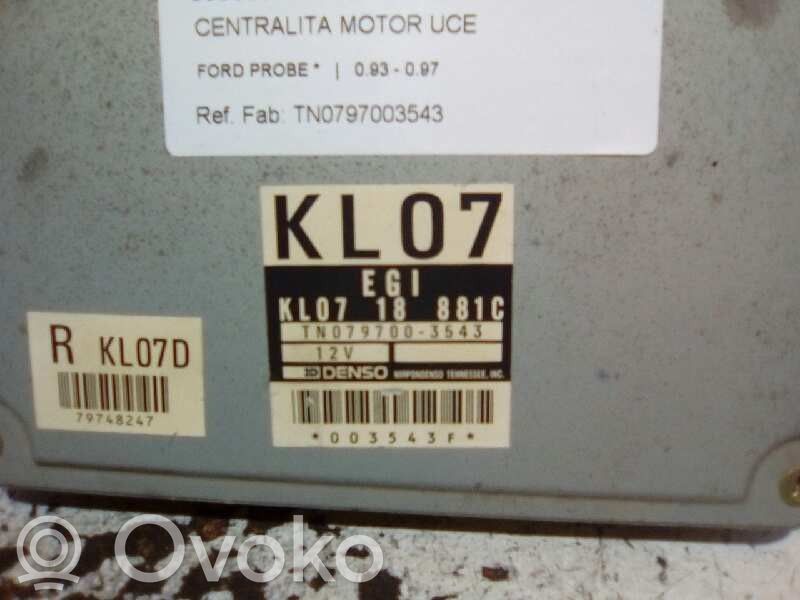 Engine control unit/module   TN0797003543,KL0718881C