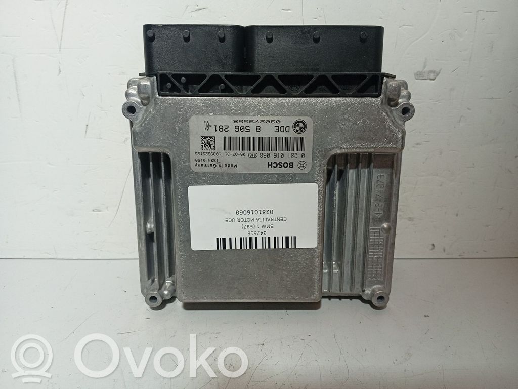 Engine control unit/module   0281016068,DDE850628101,1039S29125
