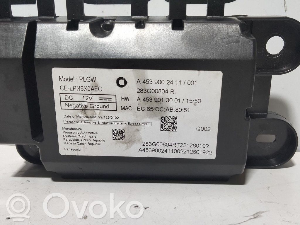 Smart ForTwo III C453 Other control units/modules 