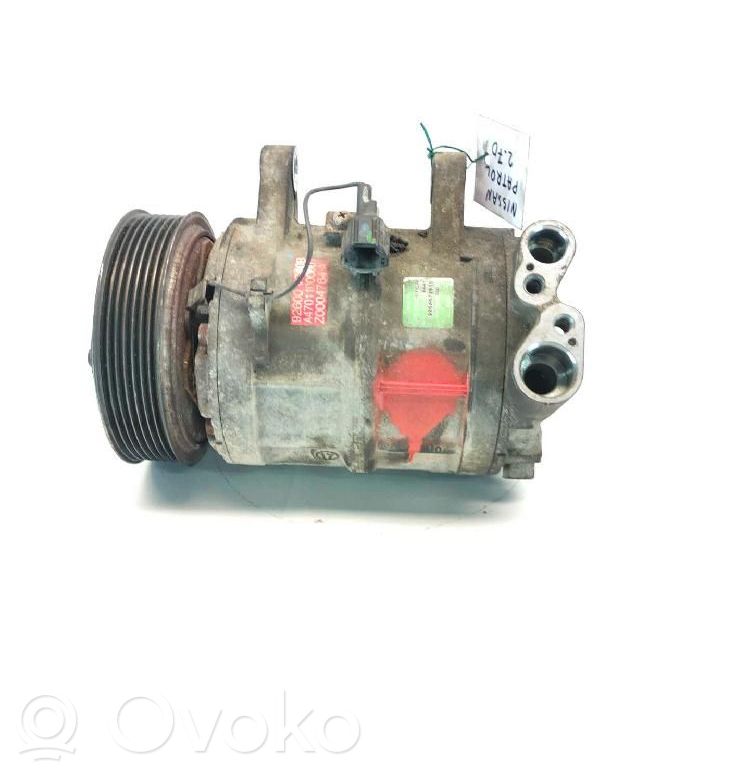 Nissan Patrol Y61 Kompresor / Sprężarka klimatyzacji A/C 