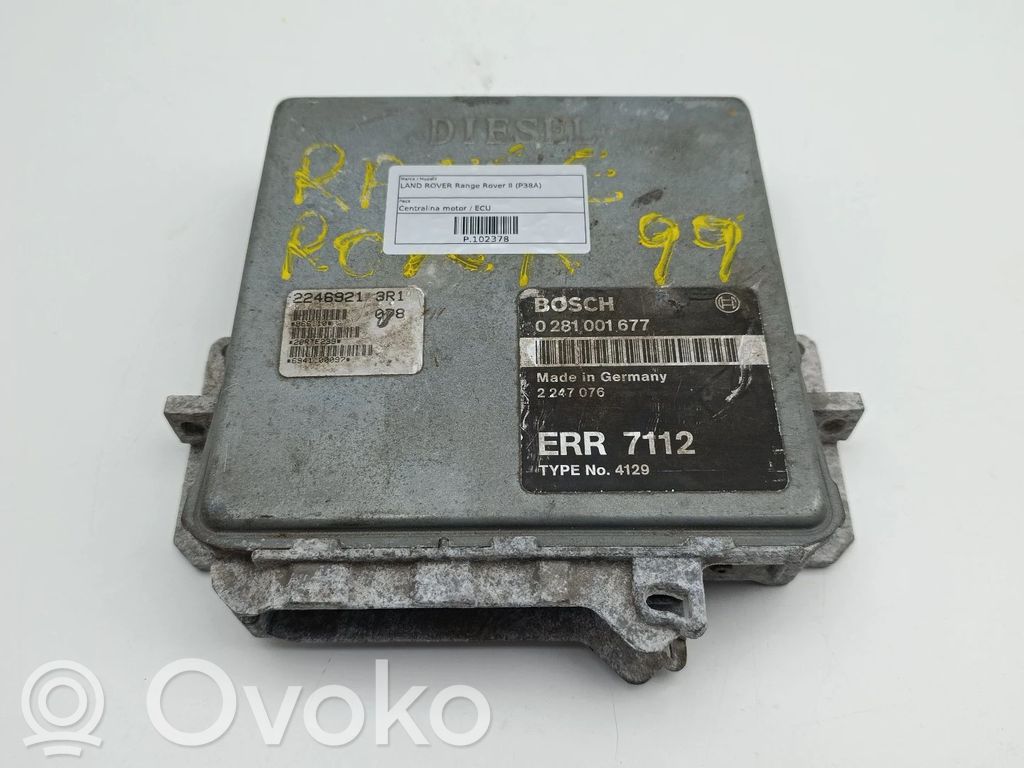 Engine control unit/module   0281001677,2247076,ERR7112