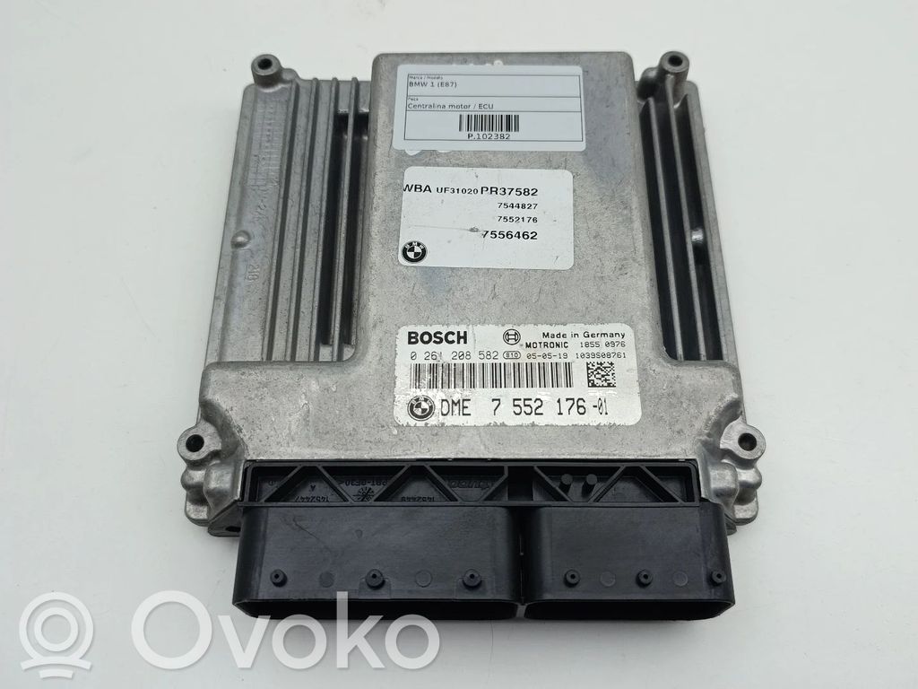 BMW 1 E81 E87 Variklio valdymo blokas 