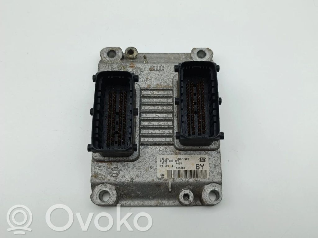 Opel Corsa C Unidad de control/módulo del motor 