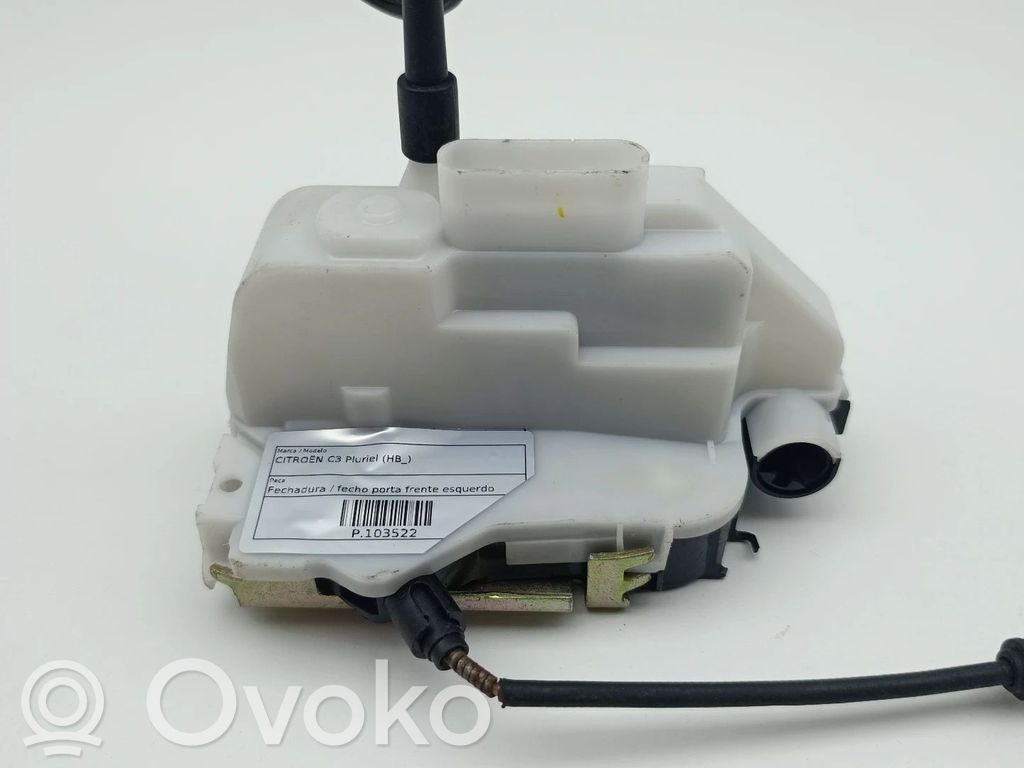 Citroen C3 Pluriel Front door lock 