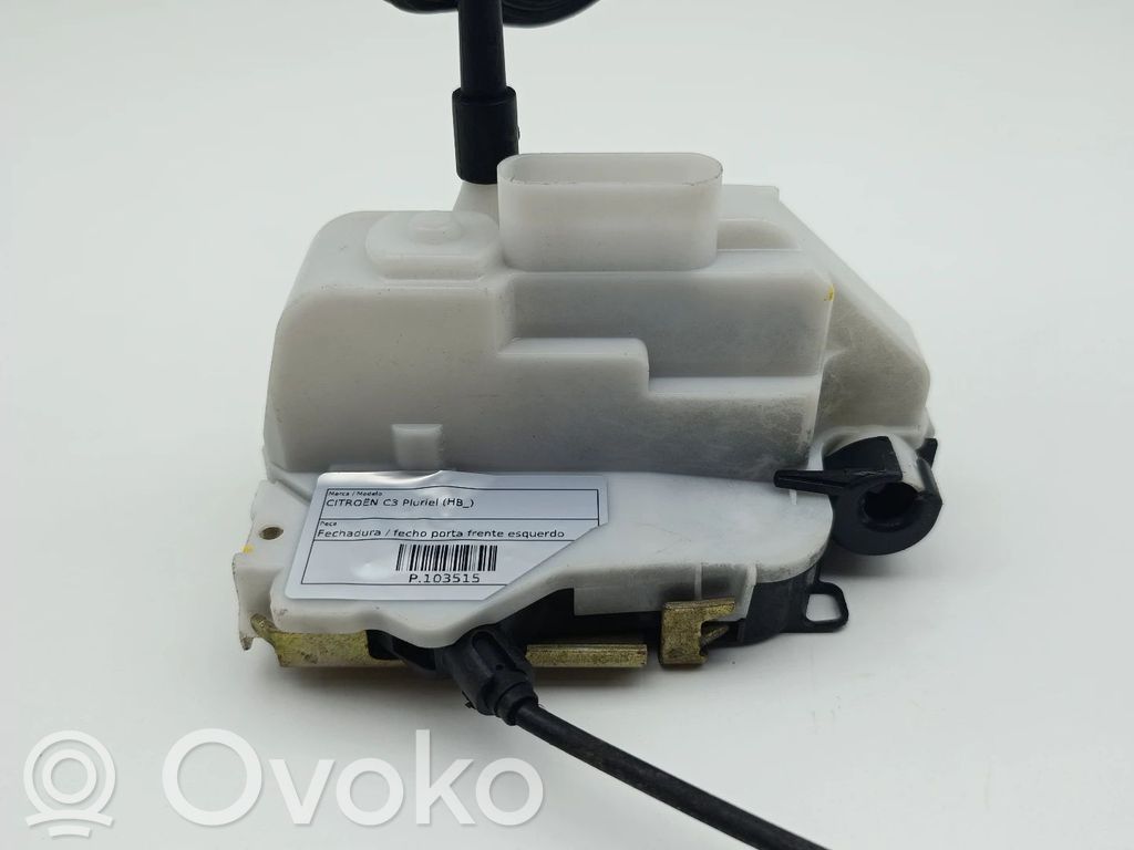 Citroen C3 Pluriel Front door lock 