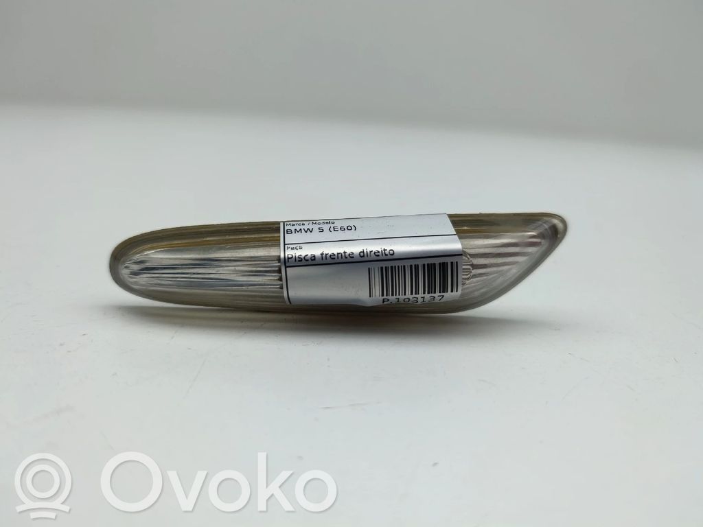 BMW 5 E60 E61 Front bumper turn signal 