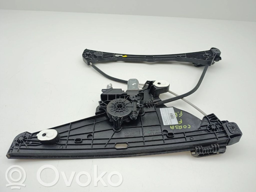 Opel Corsa F Mechanizm podnoszenia szyby przedniej bez silnika 