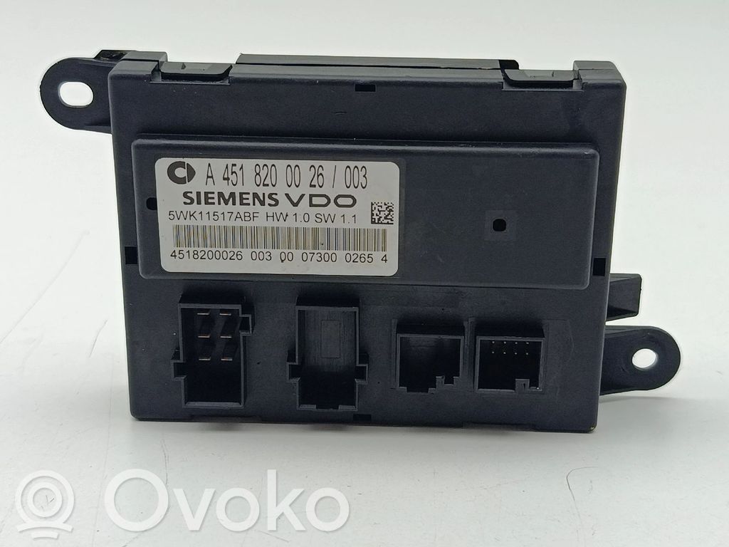 Smart ForTwo II Sterownik / Moduł centralnego zamka 