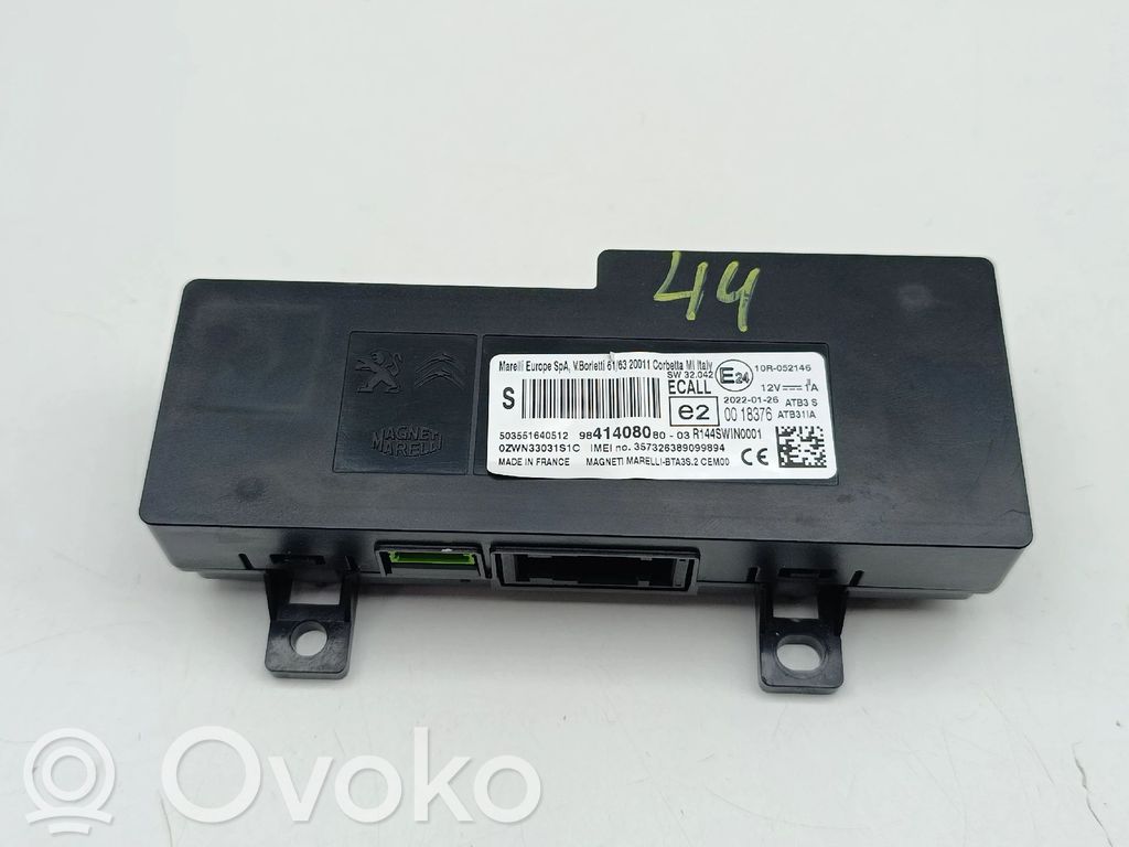 Unité de commande, module téléphone   9841408080,003200062