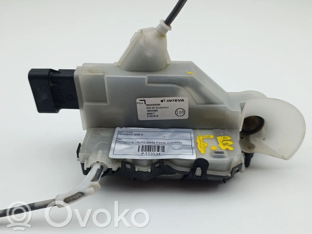 Peugeot 208 II Serratura portiera anteriore 