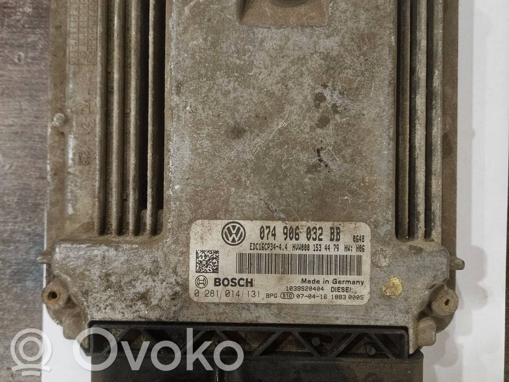 Engine control unit/module   074906032BB,0281014131