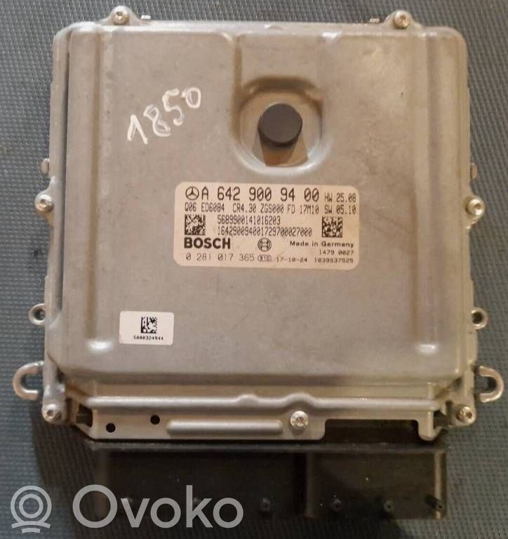 Mercedes-Benz Sprinter W906 Komputer / Sterownik ECU silnika 