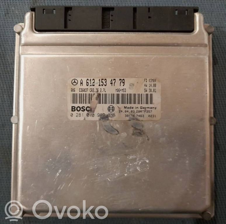 Mercedes-Benz Sprinter W901 W902 W903 W904 Unidad de control/módulo del motor 