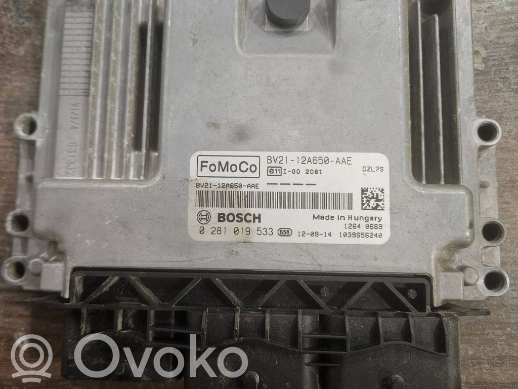 Unidad de control/módulo ECU del motor   BV2112A650AAE,0281019533