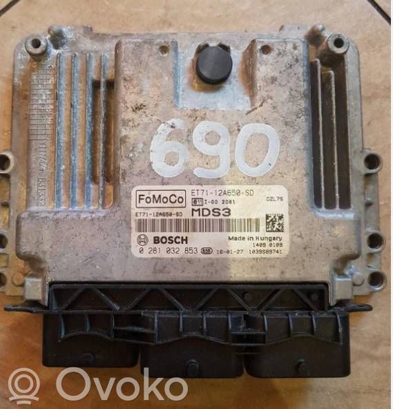 Ford Transit Courier Engine control unit/module 