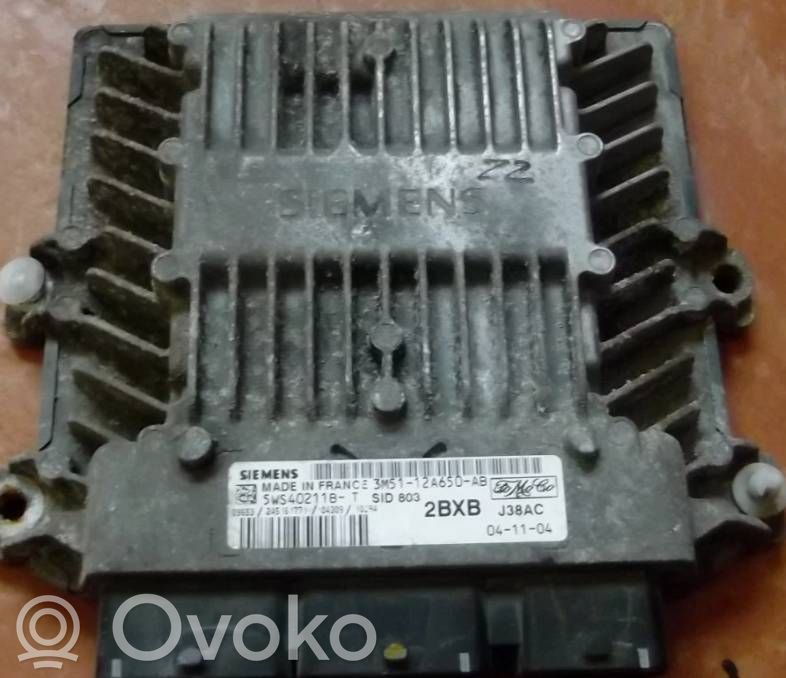 Unidad de control/módulo del motor   3M5112A650AB,5WS40211BT