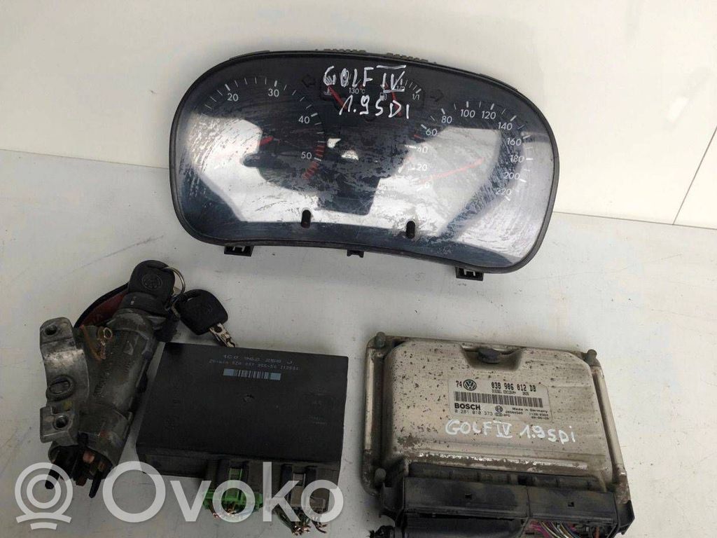 Volkswagen Golf IV Kit centralina motore ECU e serratura 