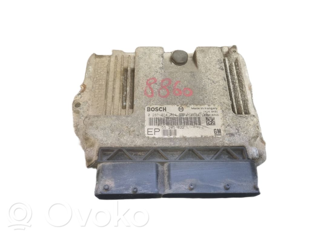 Engine control unit/module   0281014024,55205622