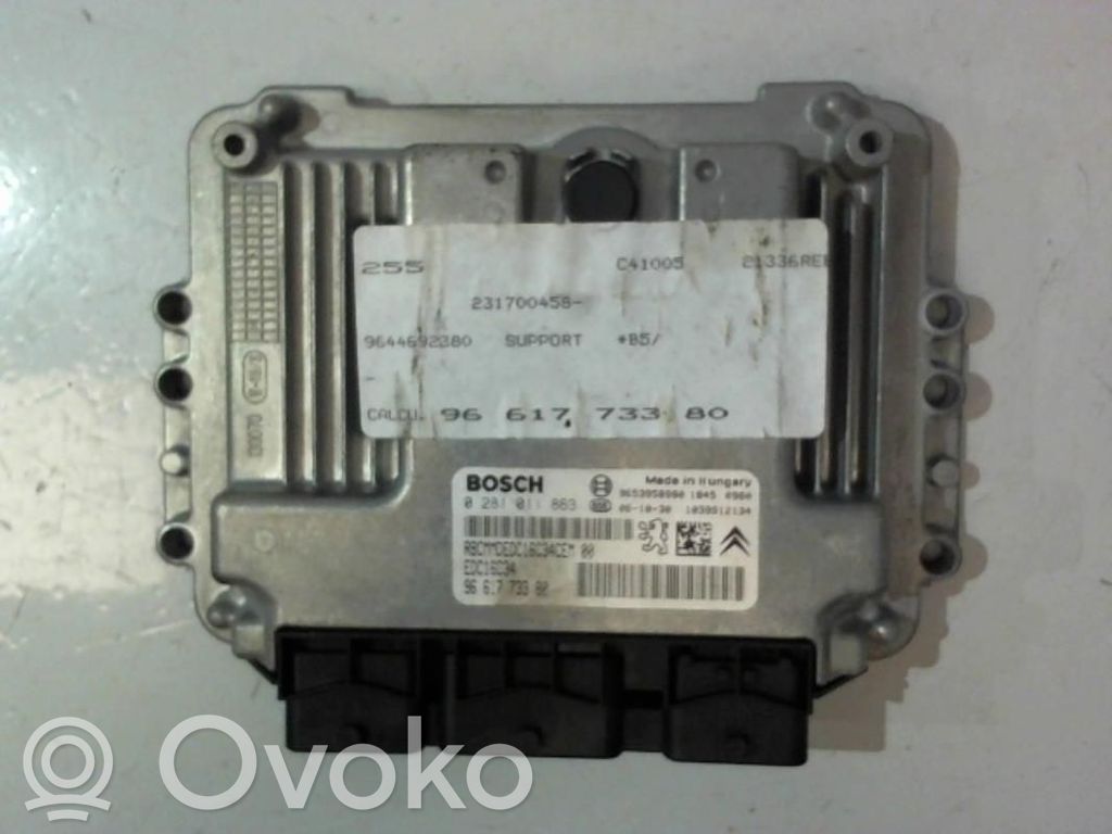 Citroen C4 I Engine control unit/module 