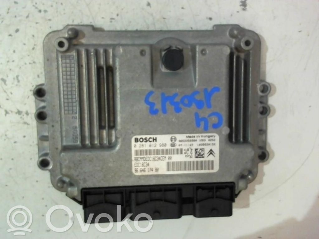 Citroen C4 I Picasso Engine control unit/module 