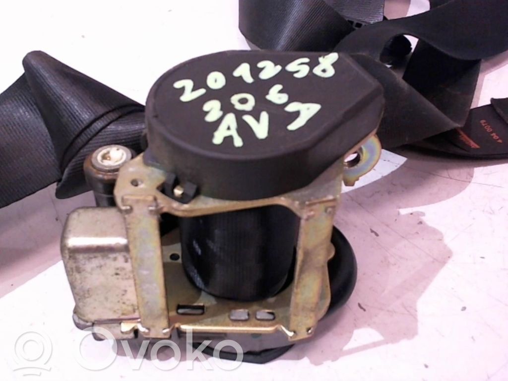 Peugeot 206 Hebilla del cinturón delantero 