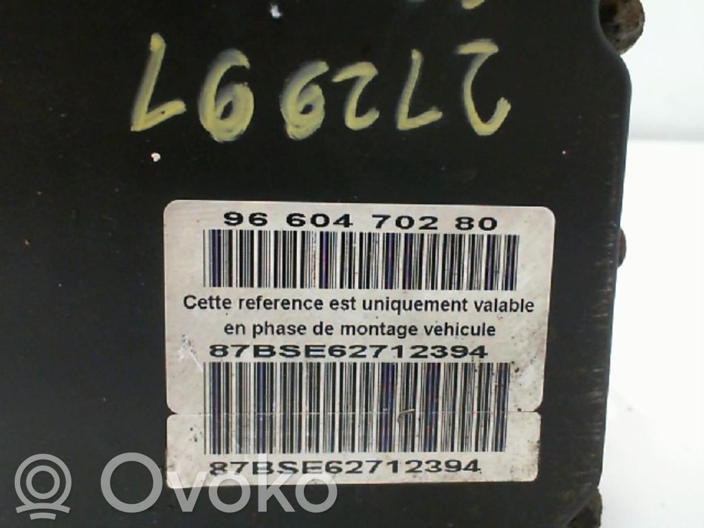 Peugeot 607 ABS-pumppu 