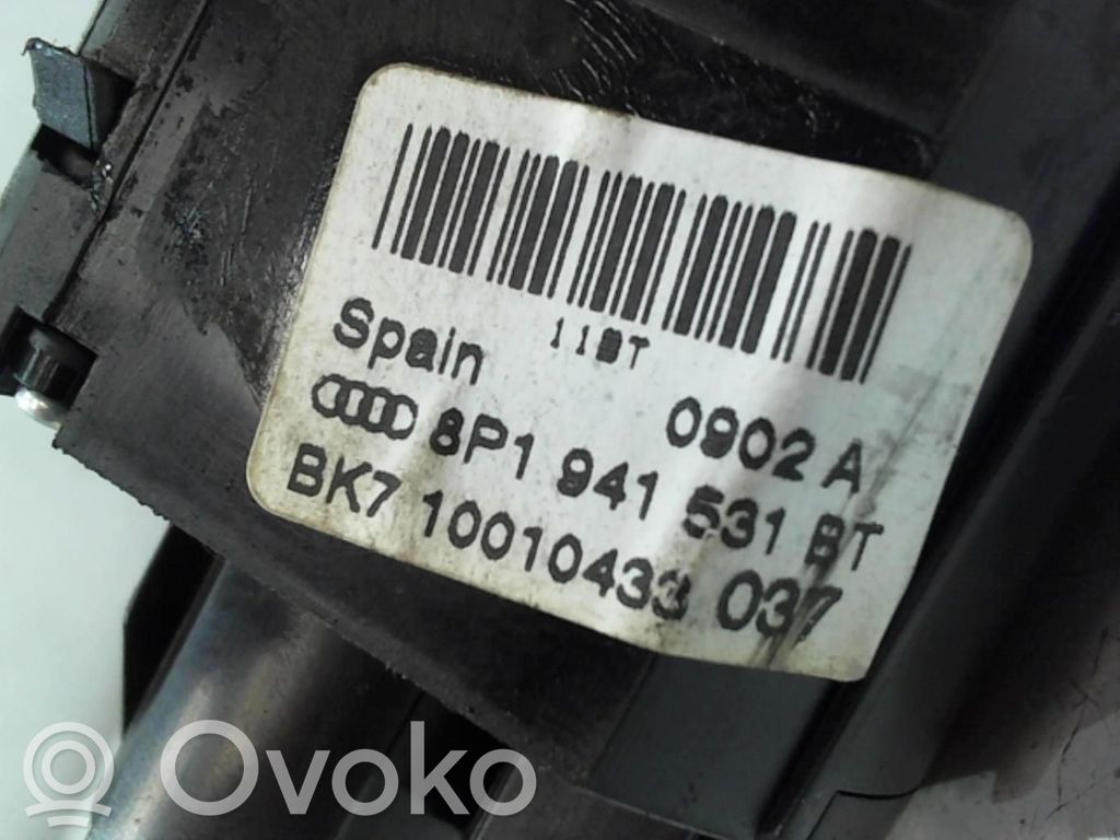 Audi A3 S3 A3 Sportback 8P Interruptor de luz 