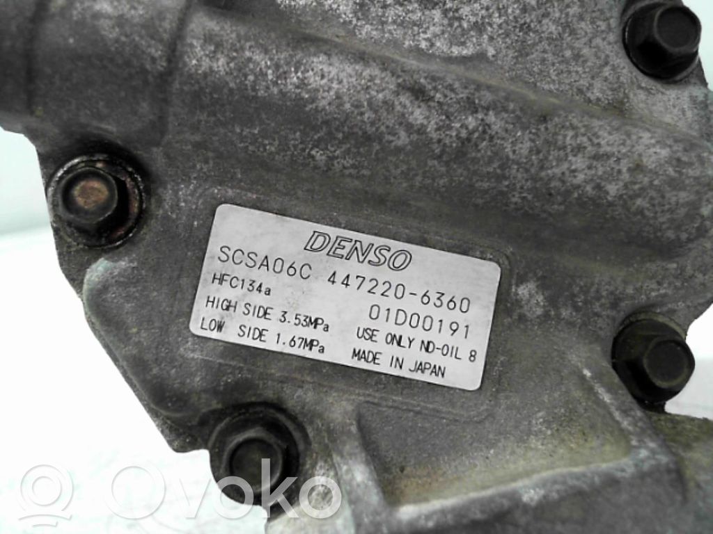 Toyota Corolla E120 E130 Compresseur de climatisation 