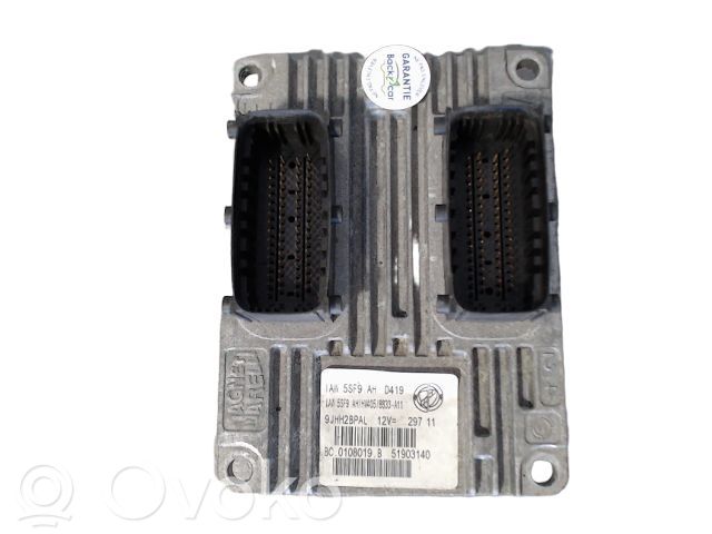 Engine control unit/module ECU   51903140,51903140,IAW5SF9FIAT