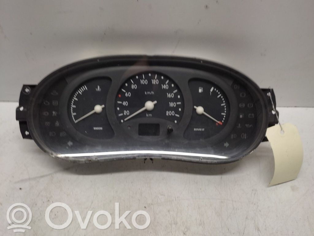 Renault Clio II Speedometer (instrument cluster) 
