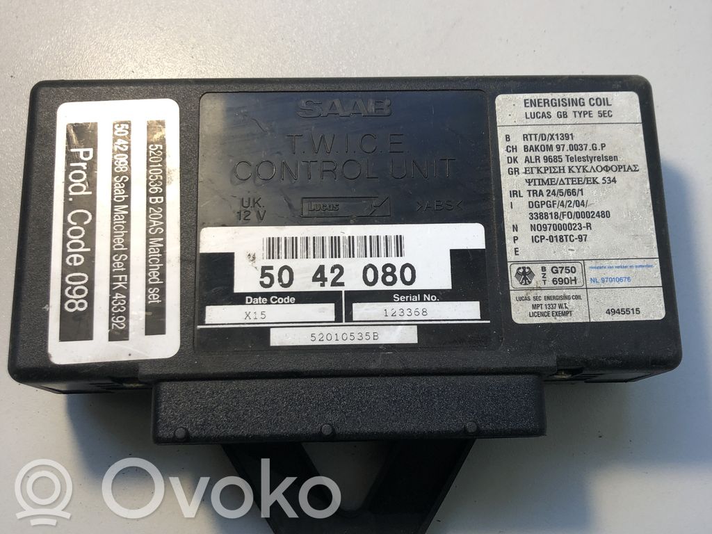 Saab 9-3 Ver1 Comfort/convenience module 