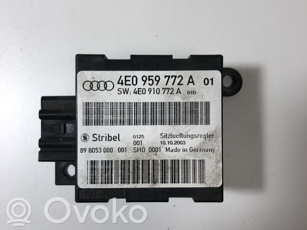 Other control units/modules   4E0959772A,4E0910772A