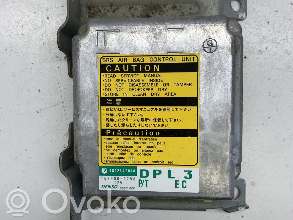 Airbag control unit/module   98221AE040,1523002750