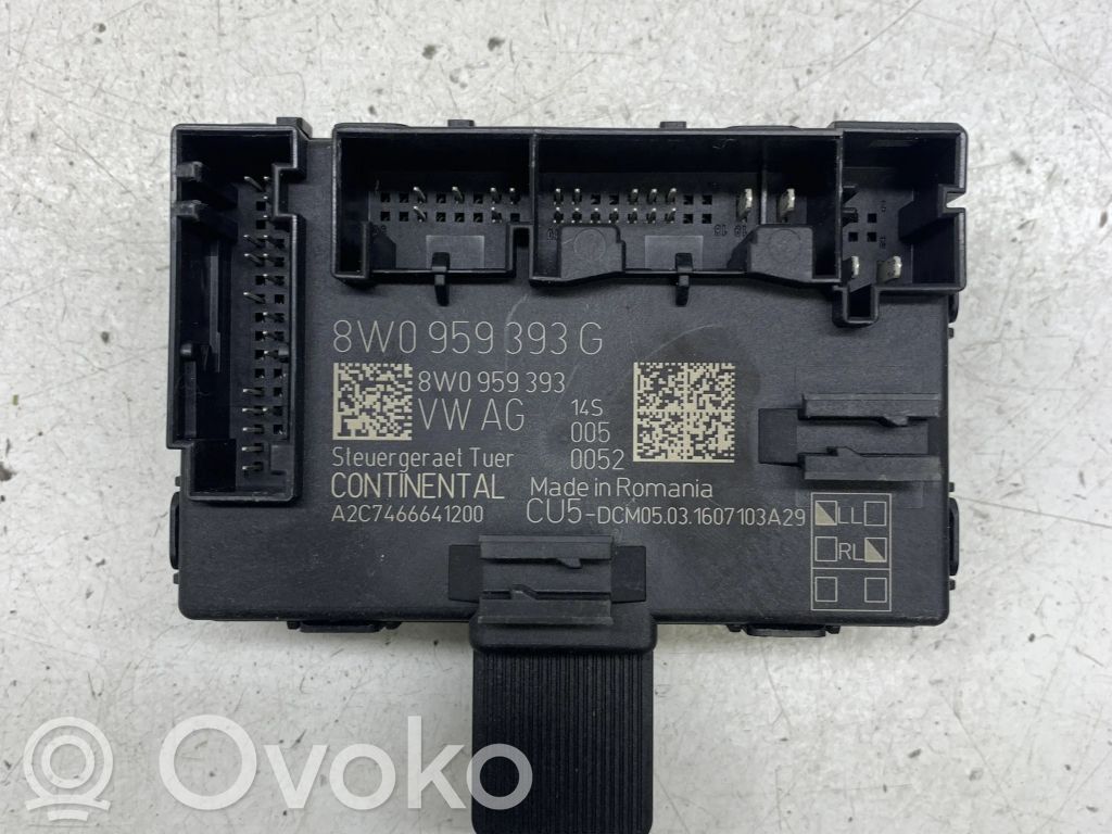 Audi A4 S4 B9 Unité de commande module de porte 