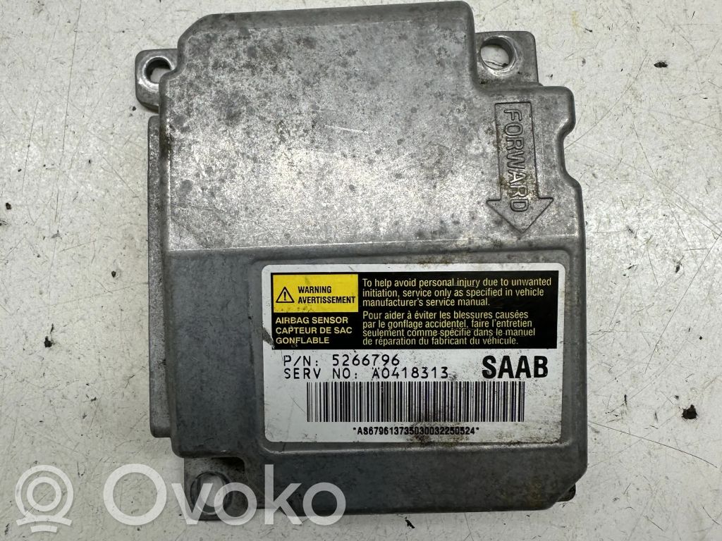 Saab 9-5 Unidad de control/módulo del Airbag 