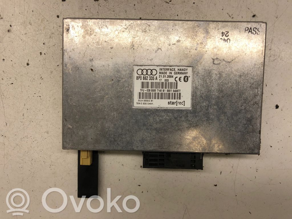 Audi A4 S4 B6 8E 8H Bluetooth modulis 