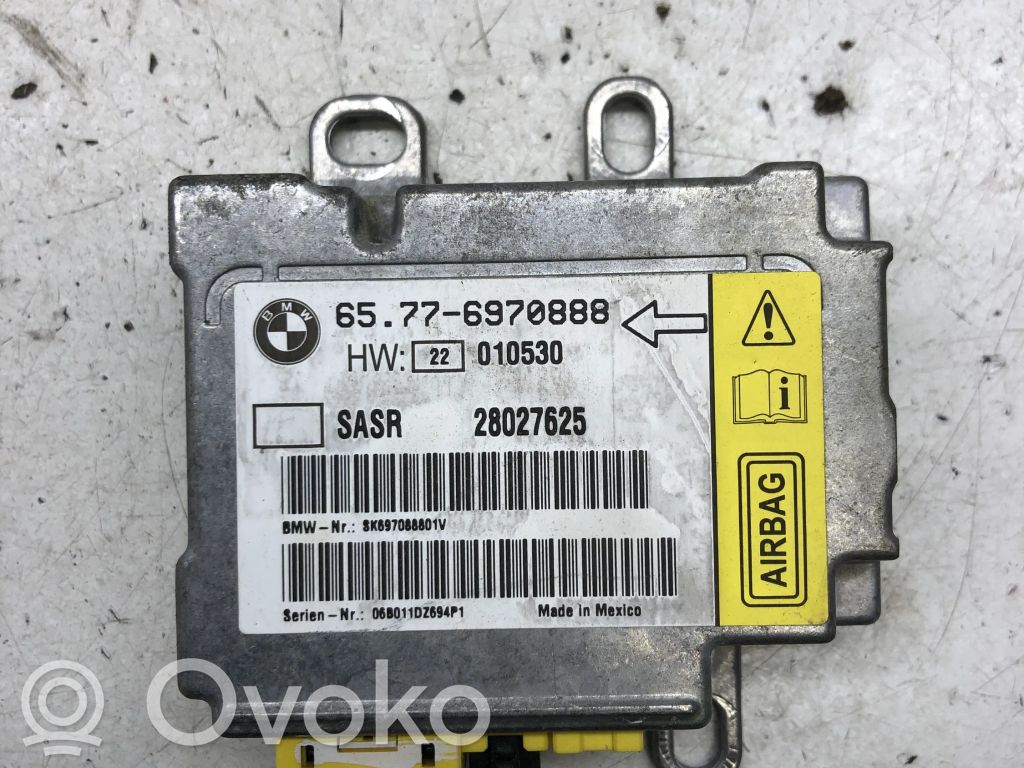 BMW 7 E65 E66 Unidad de control/módulo del Airbag 