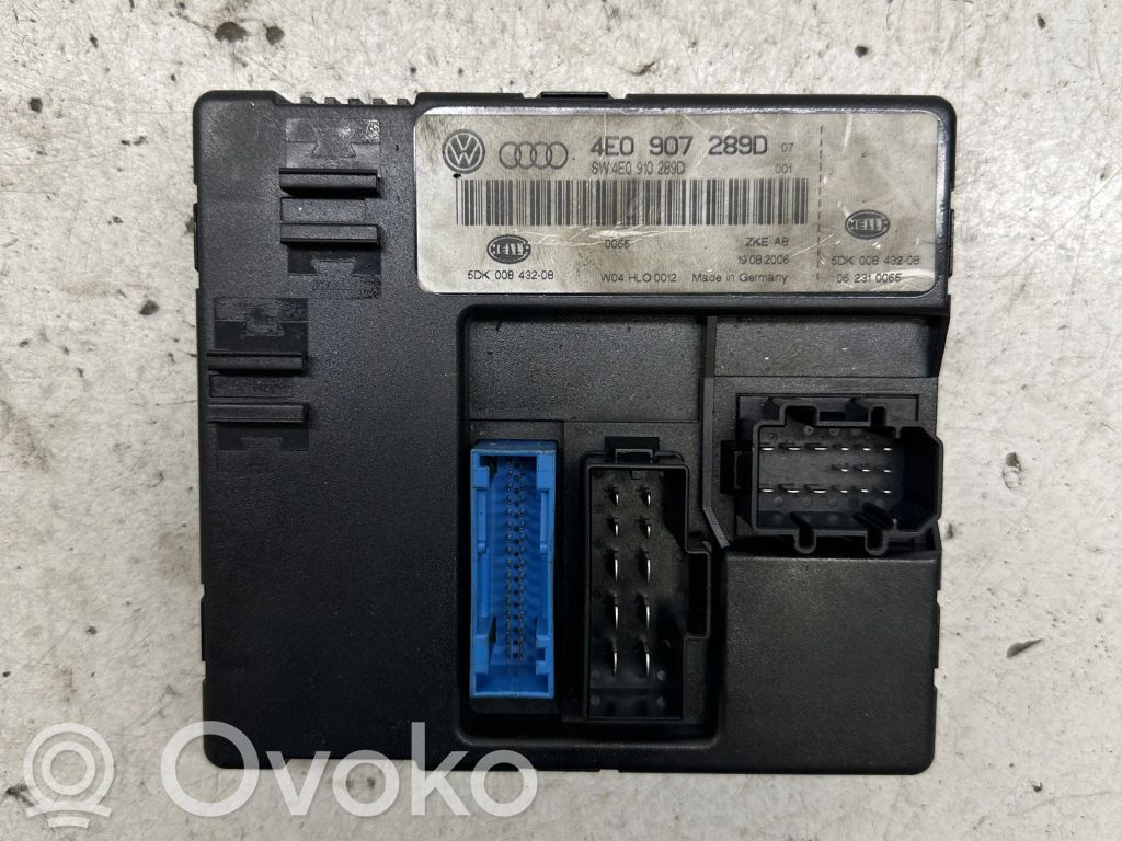 Audi A8 S8 D3 4E Komforto modulis 