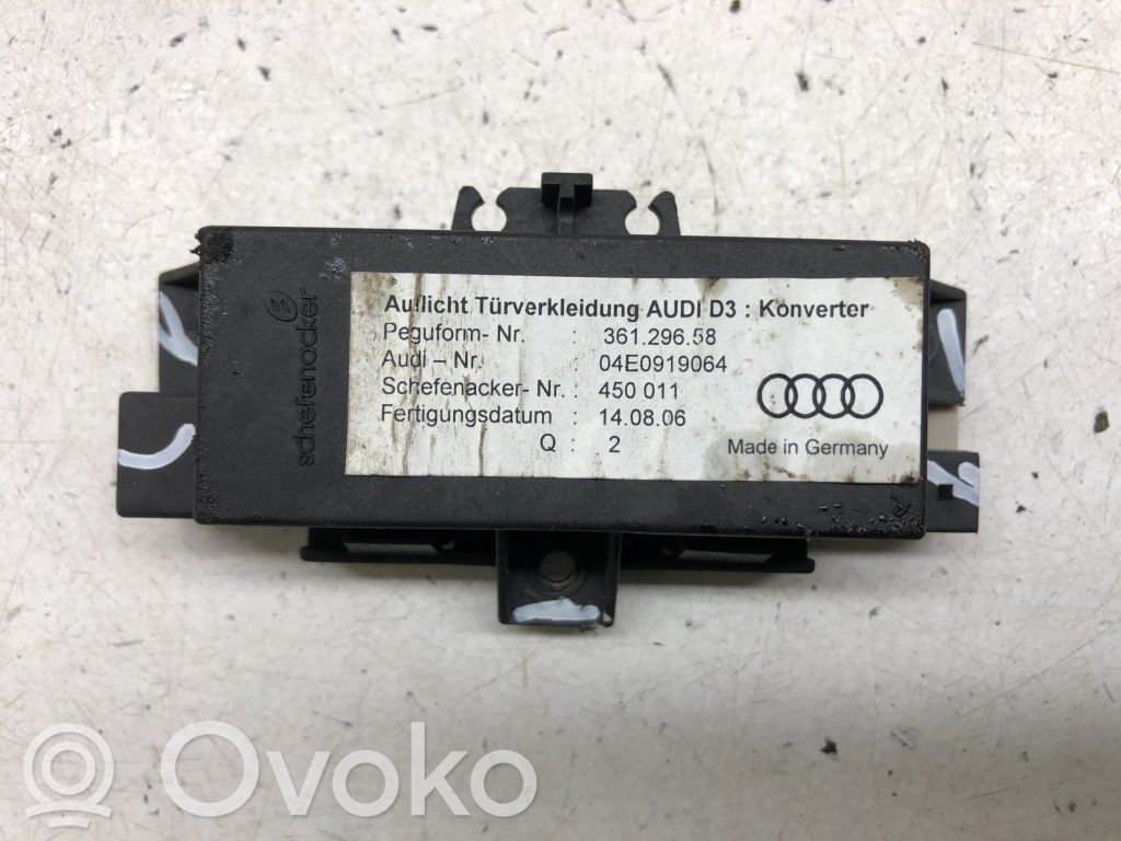 Audi A8 S8 D3 4E Oven ohjainlaite/moduuli 