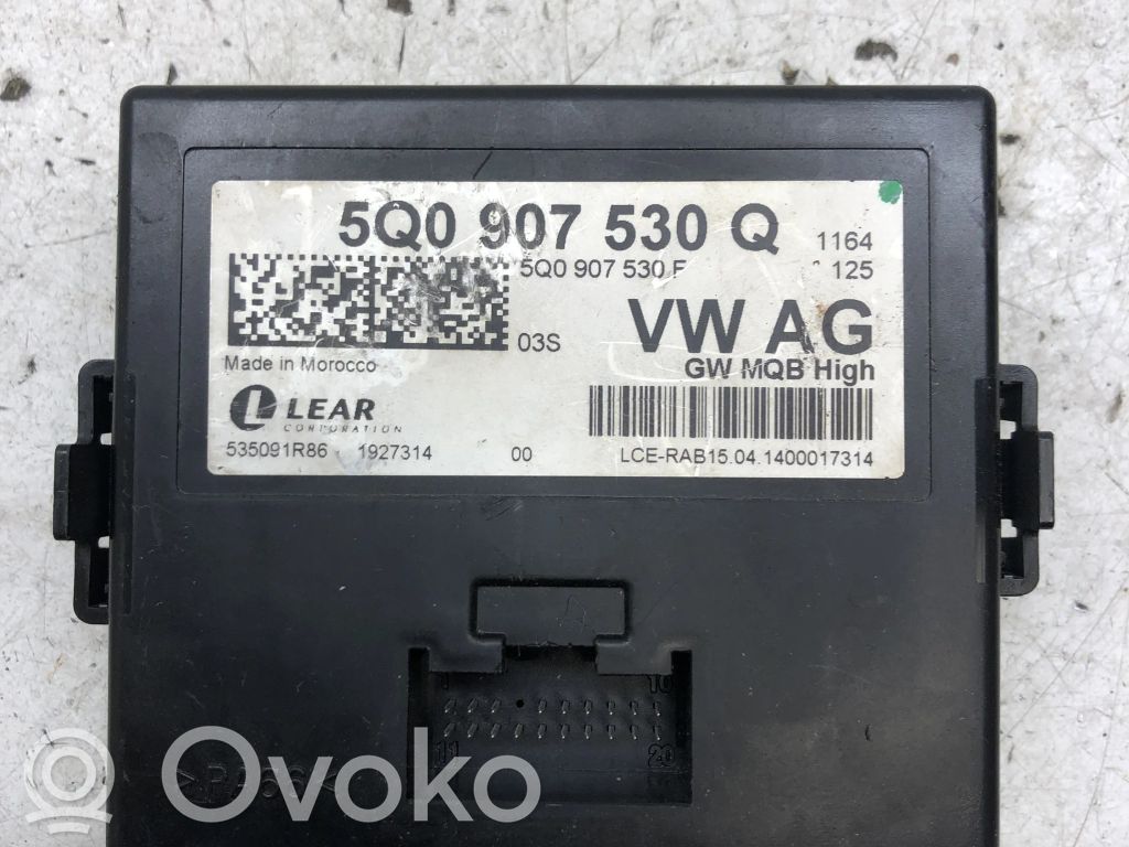 Gateway control module   5Q0907530Q,5Q0907530F