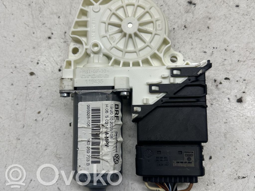 Volkswagen Touran I Silniczek podnoszenia szyby drzwi tylnych 