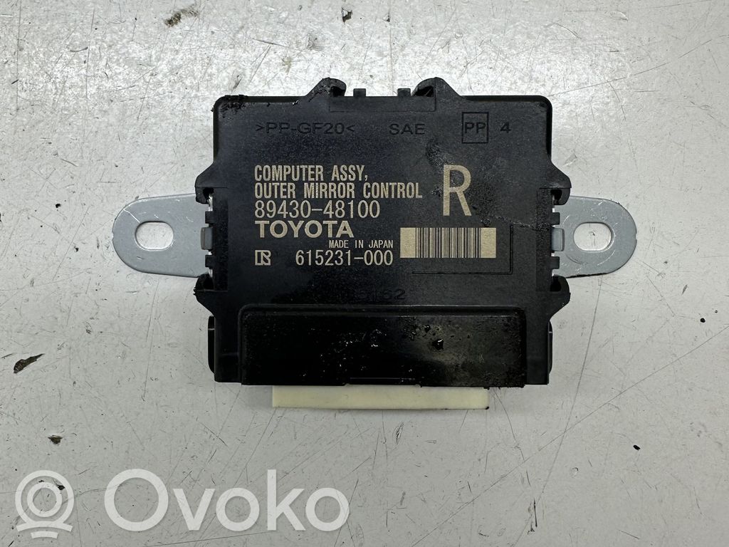 Módulo de control del espejo lateral   8943048100,615231000