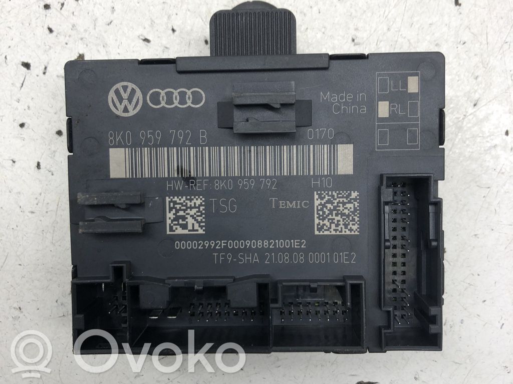 Audi A4 S4 B8 8K Door control unit/module 