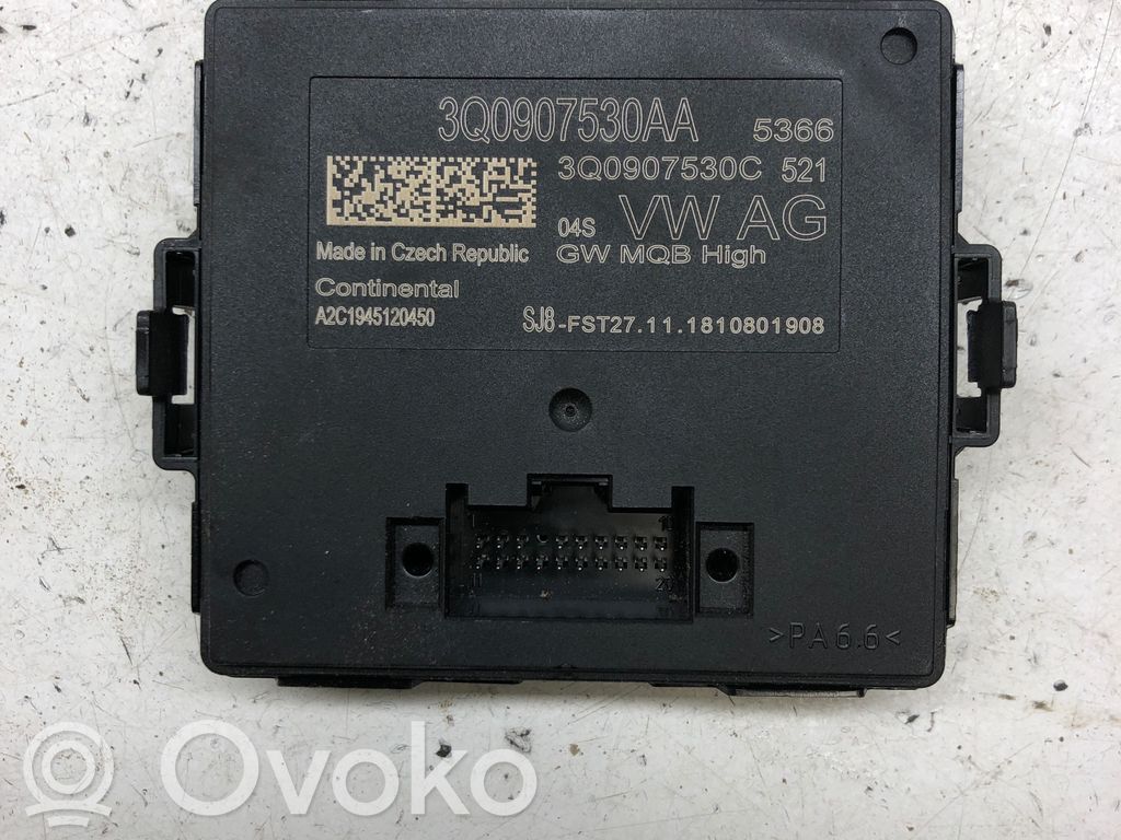Skoda Superb B8 (3V) Module de passerelle 