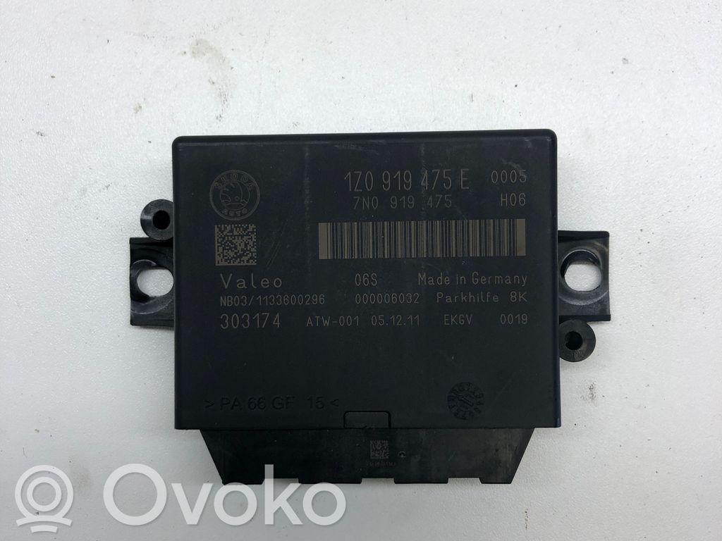 Skoda Octavia Mk2 (1Z) Parking PDC control unit/module 