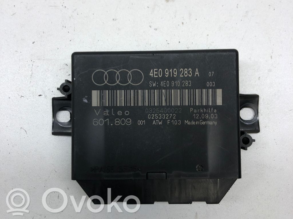 Audi A8 S8 D3 4E Parking PDC control unit/module 