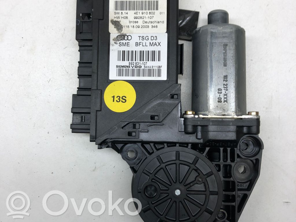 Audi A8 S8 D3 4E Front door window regulator motor 