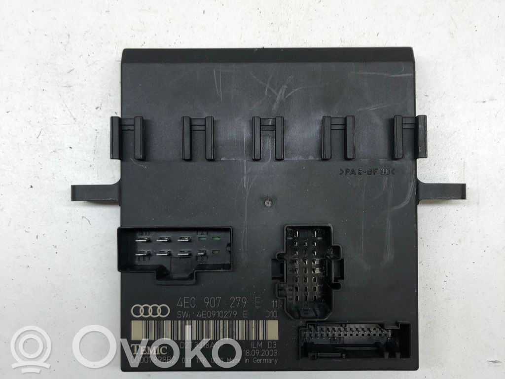 Audi A8 S8 D3 4E Comfort/convenience module 